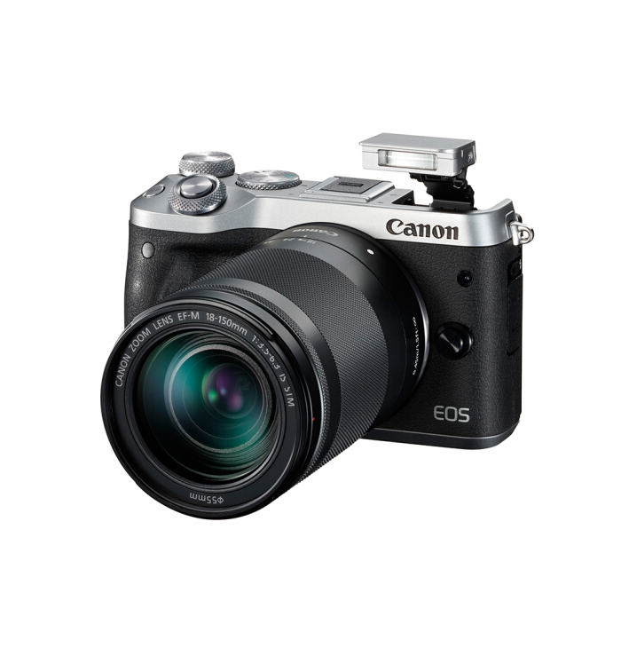 佳能微单(Canon)EOS M6 银色机身(2420万像